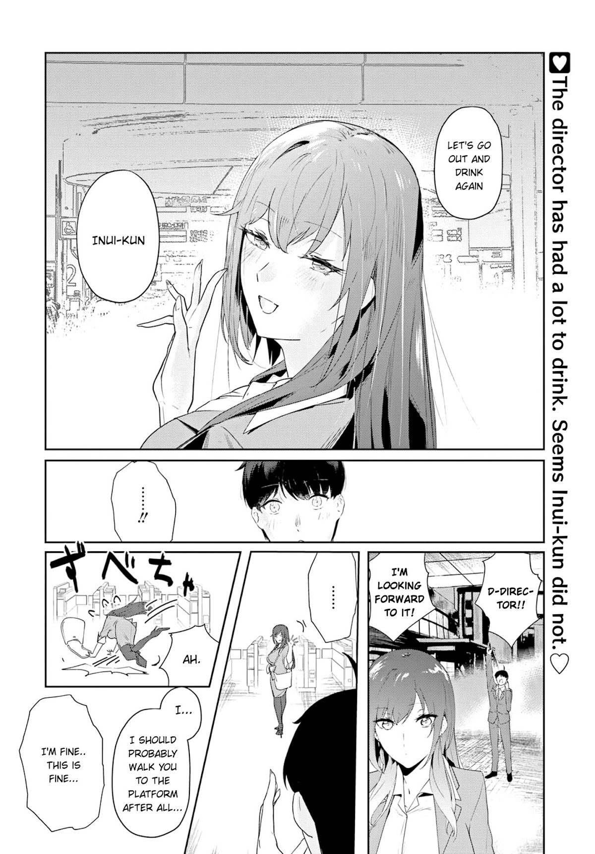 Shishidou-san ni Shikararetai Chapter 5 page 15 - Chapter 5: The director has had a lot to drink.