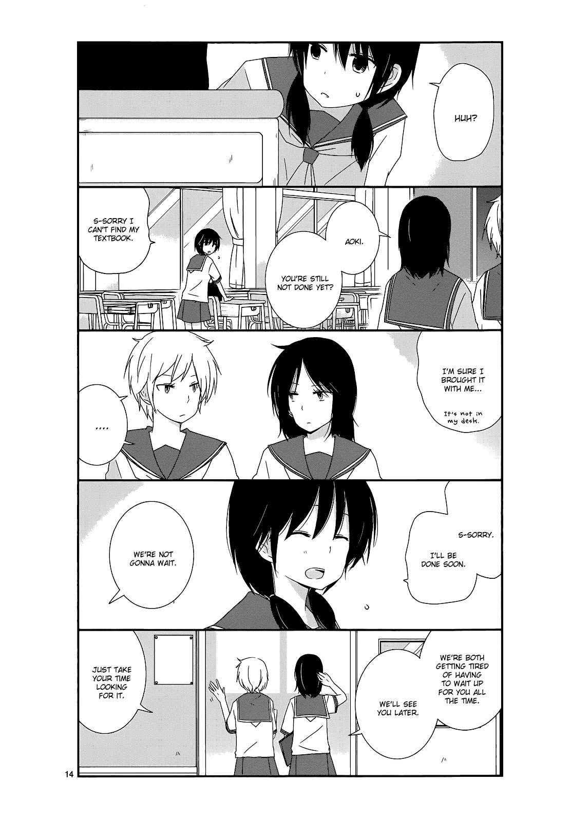 Shishunki Bitter Change Chapter 12 page 14 - Chapter 12: Aoki-san