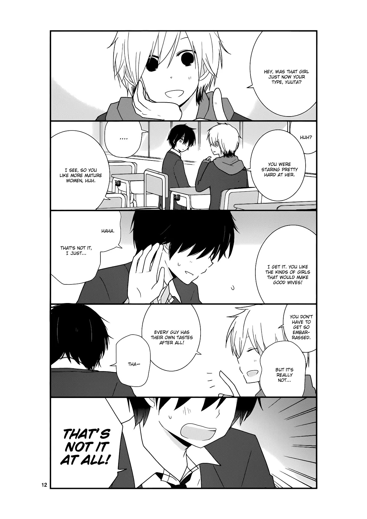Shishunki Bitter Change Chapter 19 page 12 - Chapter 19: A Girl's Heart