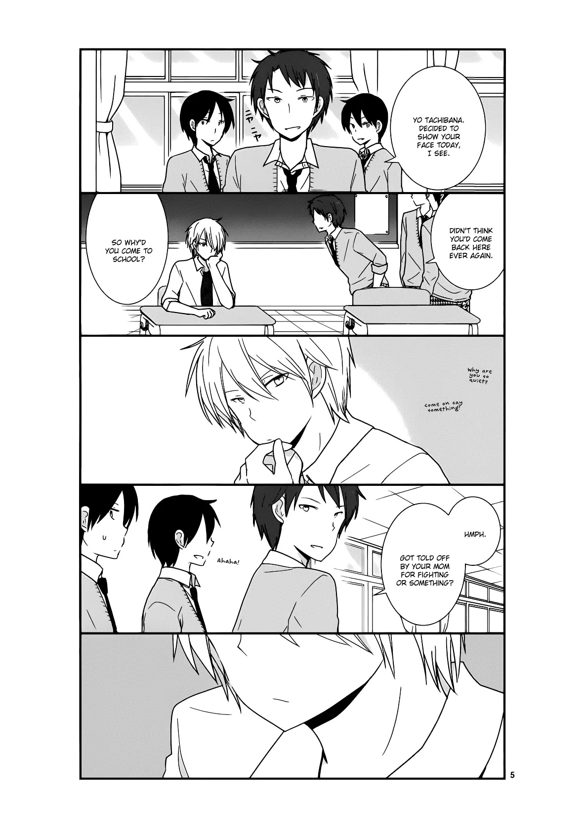 Shishunki Bitter Change Chapter 21 page 5 - Chapter 21: Tachibana Hayato