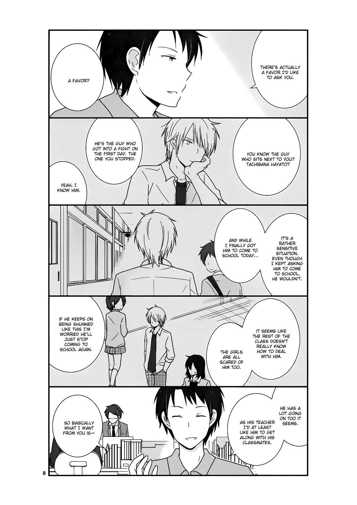 Shishunki Bitter Change Chapter 21 page 8 - Chapter 21: Tachibana Hayato