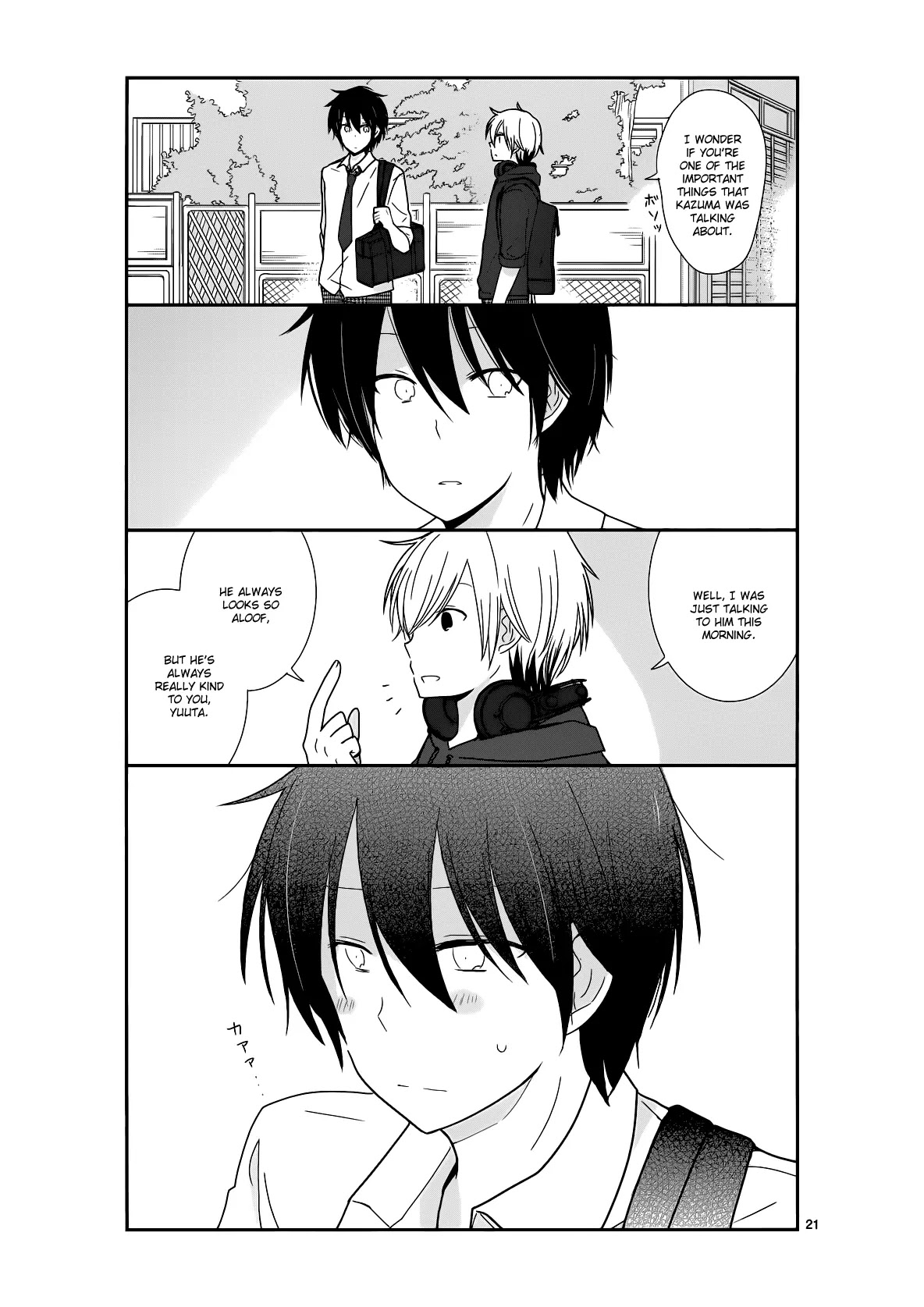 Shishunki Bitter Change Chapter 22 page 21 - Chapter 22: Something Important