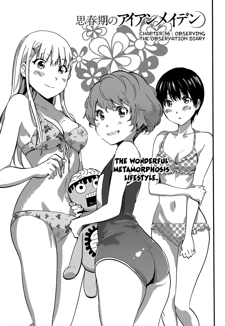 Shishunki no Iron Maiden Chapter 36 page 1 - Chapter 36: Observing the Observation Diary