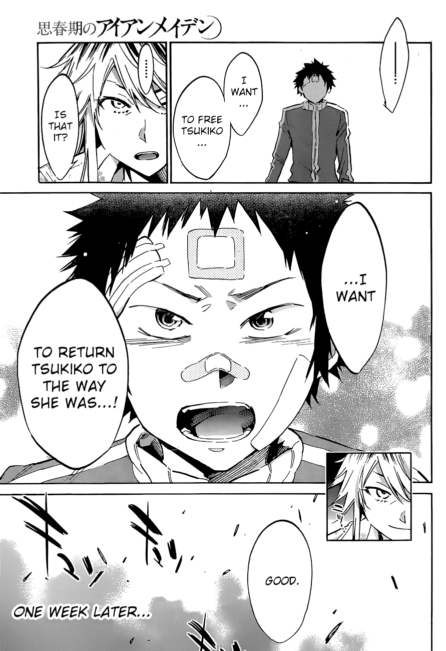 Shishunki no Iron Maiden Chapter 37 page 21 - Chapter 37: The Truth Behind the Metamorphosis