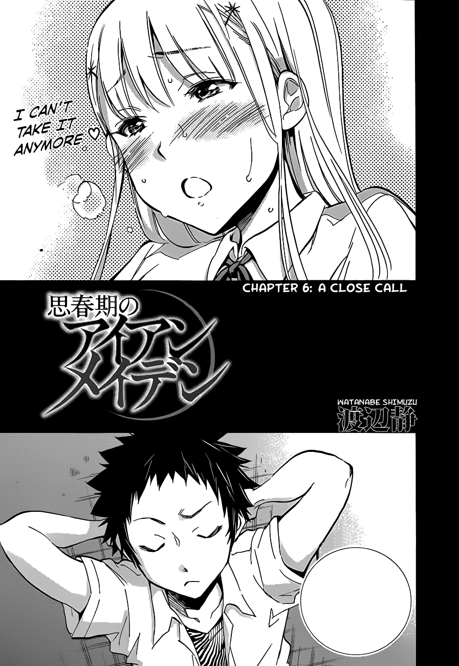 Shishunki no Iron Maiden Chapter 6 page 1 - Chapter 6: A Close Call