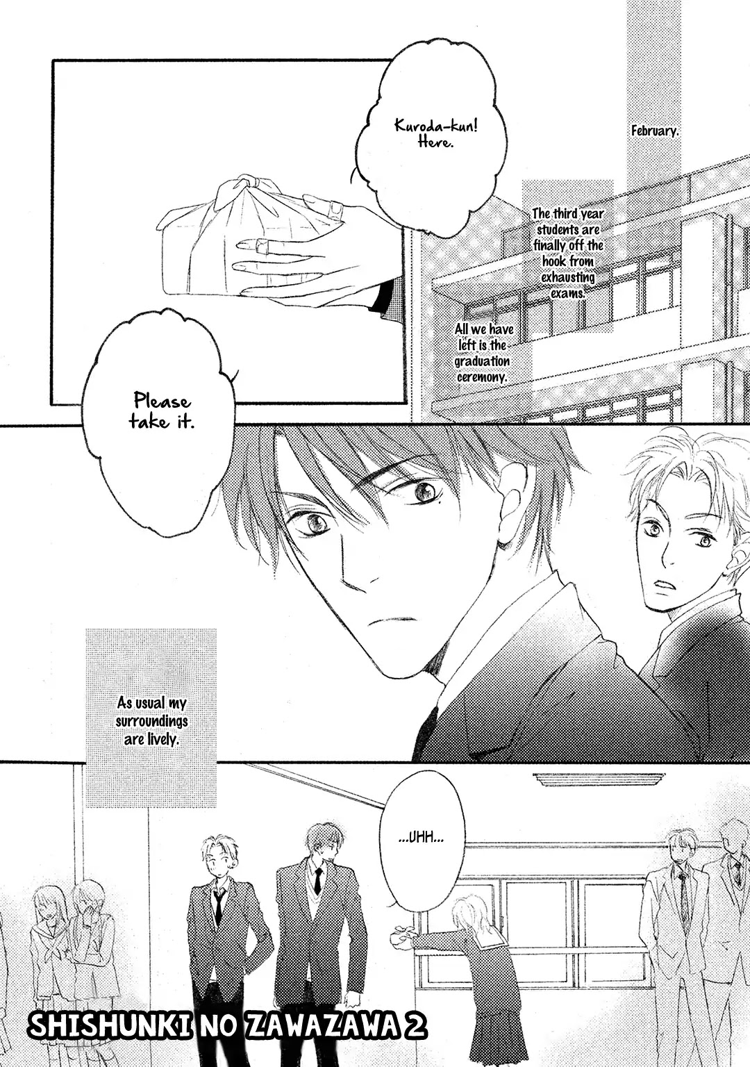 Shishunki no Zawazawa Chapter 2 page 1 - Chapter 2