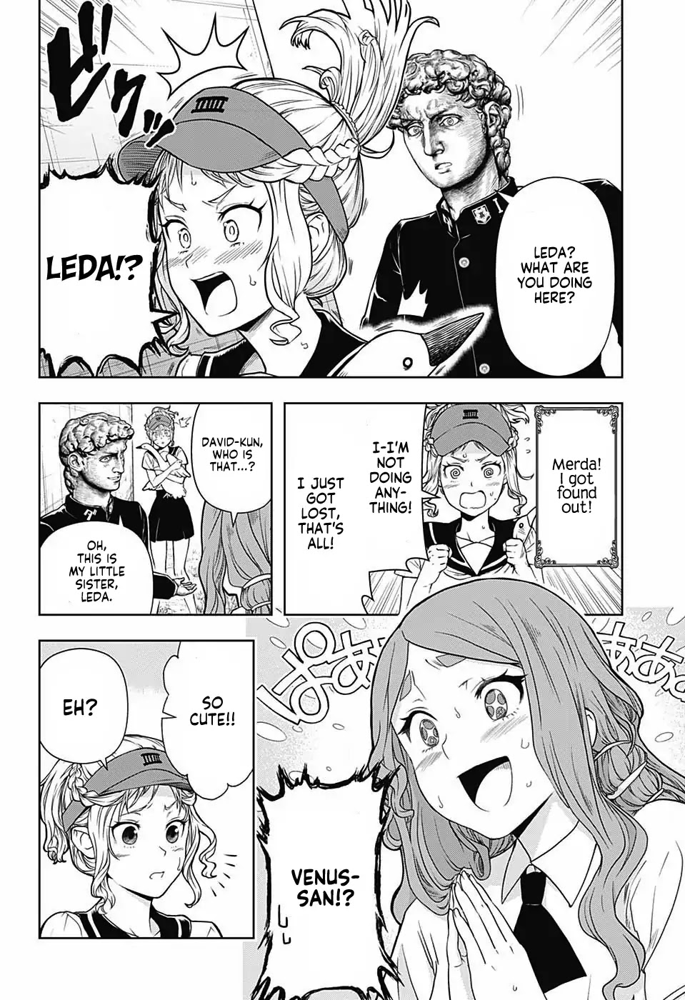 Shishunki Renaissance David-kun Chapter 10 page 10 - Chapter 10: Rebellious Renaissance! Leda-chan!