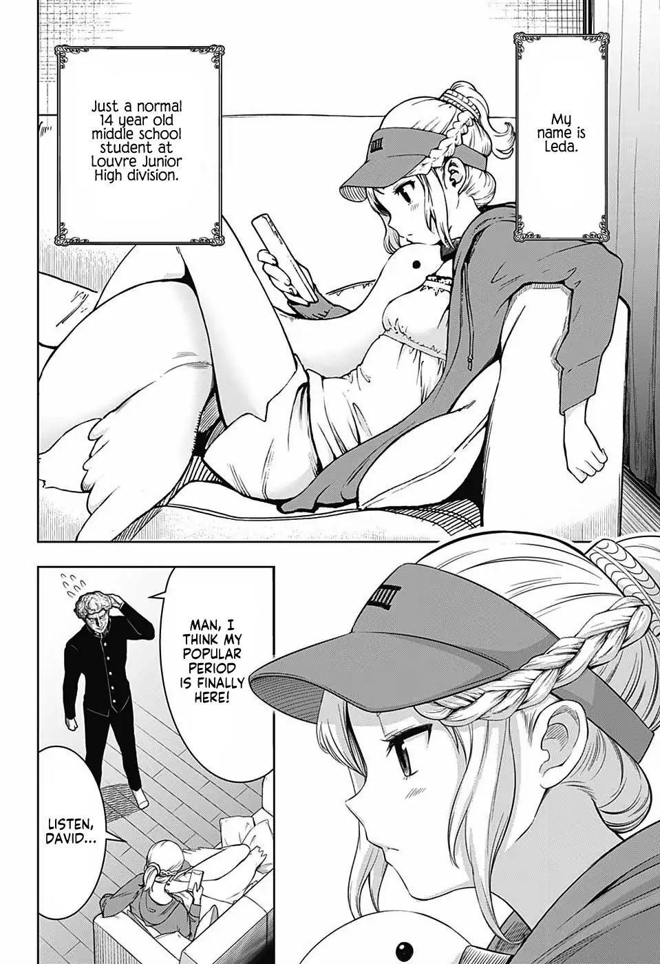 Shishunki Renaissance David-kun Chapter 10 page 2 - Chapter 10: Rebellious Renaissance! Leda-chan!
