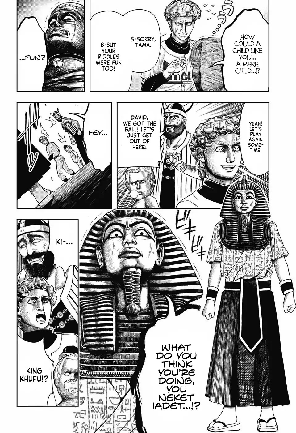 Shishunki Renaissance David-kun Chapter 11 page 12 - Chapter 11: King Khufu Next Door