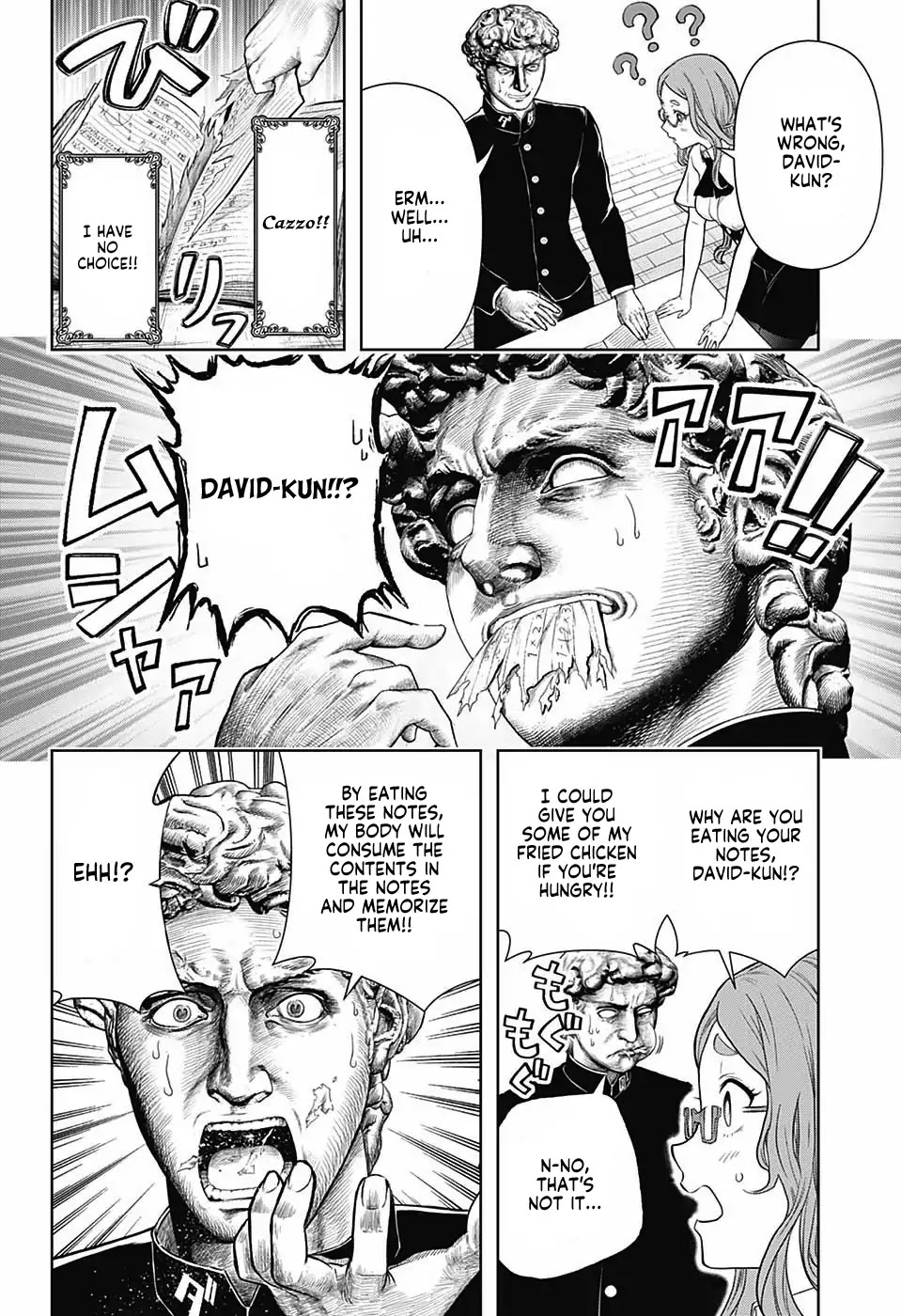 Shishunki Renaissance David-kun Chapter 12 page 10 - Chapter 12: Overcoming the End of Term Test