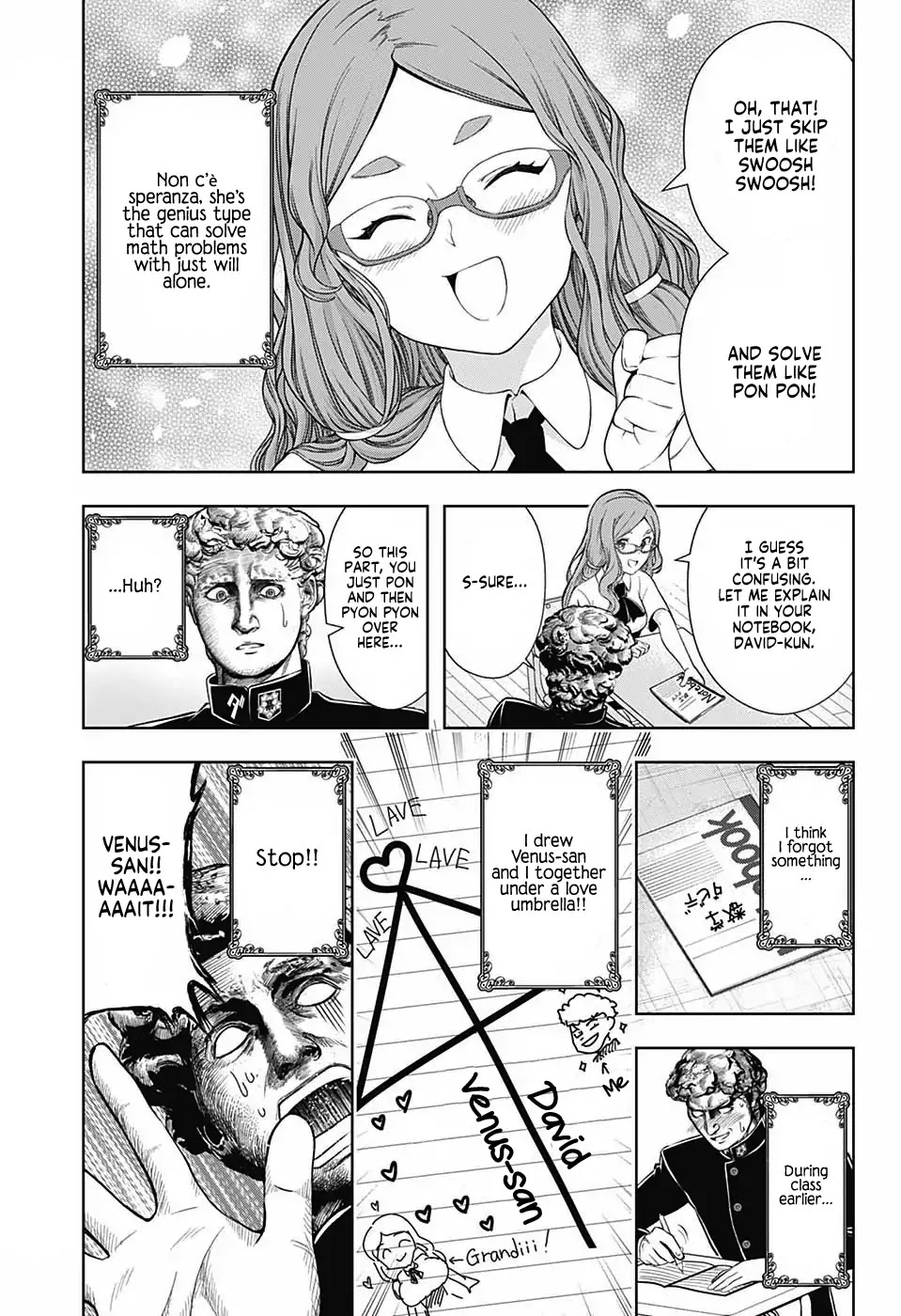 Shishunki Renaissance David-kun Chapter 12 page 9 - Chapter 12: Overcoming the End of Term Test