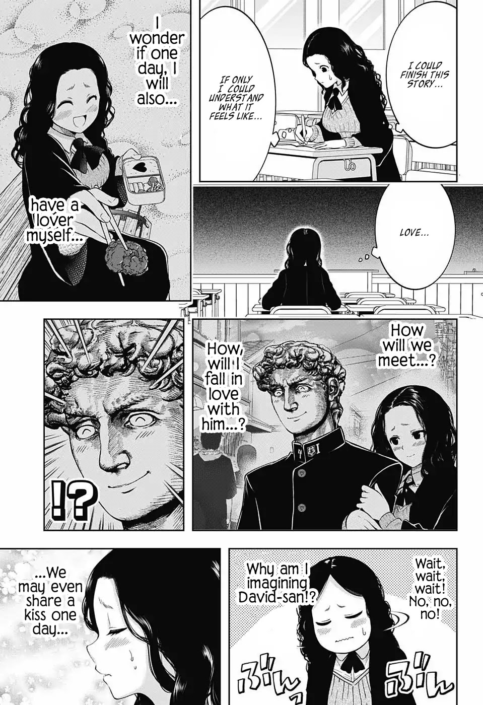 Shishunki Renaissance David-kun Chapter 13 page 5 - Chapter 13: Mona-san's Romantic Novels