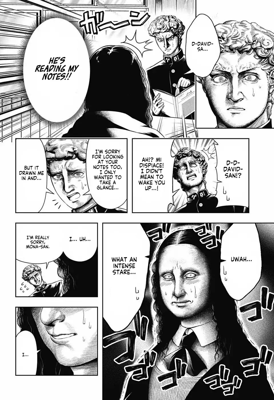Shishunki Renaissance David-kun Chapter 13 page 8 - Chapter 13: Mona-san's Romantic Novels