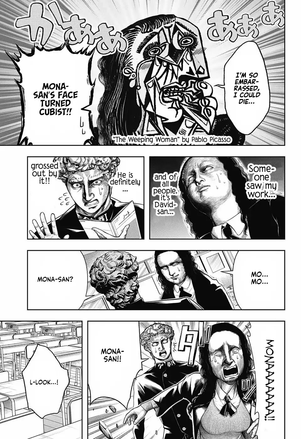 Shishunki Renaissance David-kun Chapter 13 page 9 - Chapter 13: Mona-san's Romantic Novels