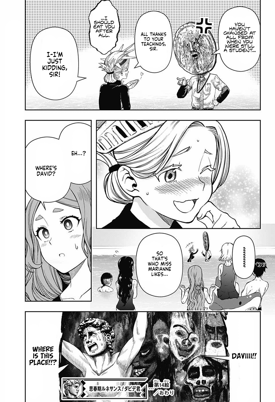 Shishunki Renaissance David-kun Chapter 14 page 13 - Chapter 14: Liberty!!