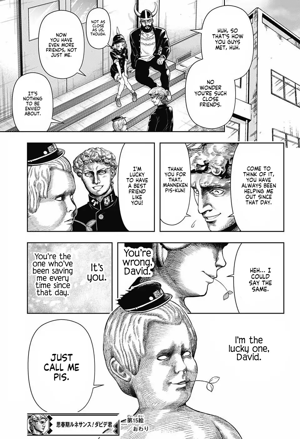 Shishunki Renaissance David-kun Chapter 15 page 13 - Chapter 15: Easy Rider