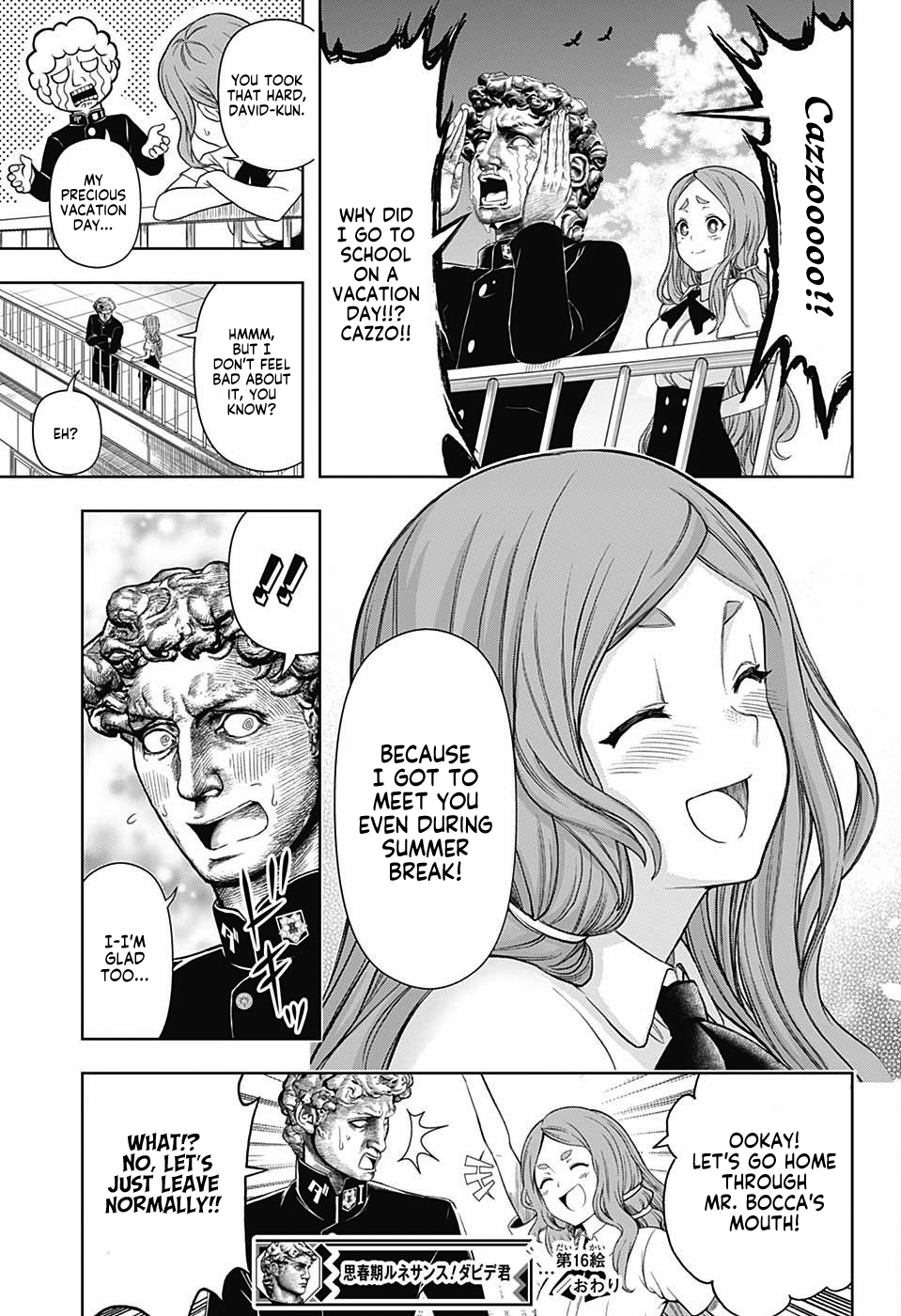 Shishunki Renaissance David-kun Chapter 16 page 13 - Chapter 16: Venus-san's Secret Shortcut
