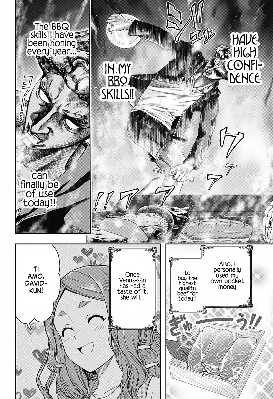 Shishunki Renaissance David-kun Chapter 17 page 4 - Chapter 17: Fat is Flavor