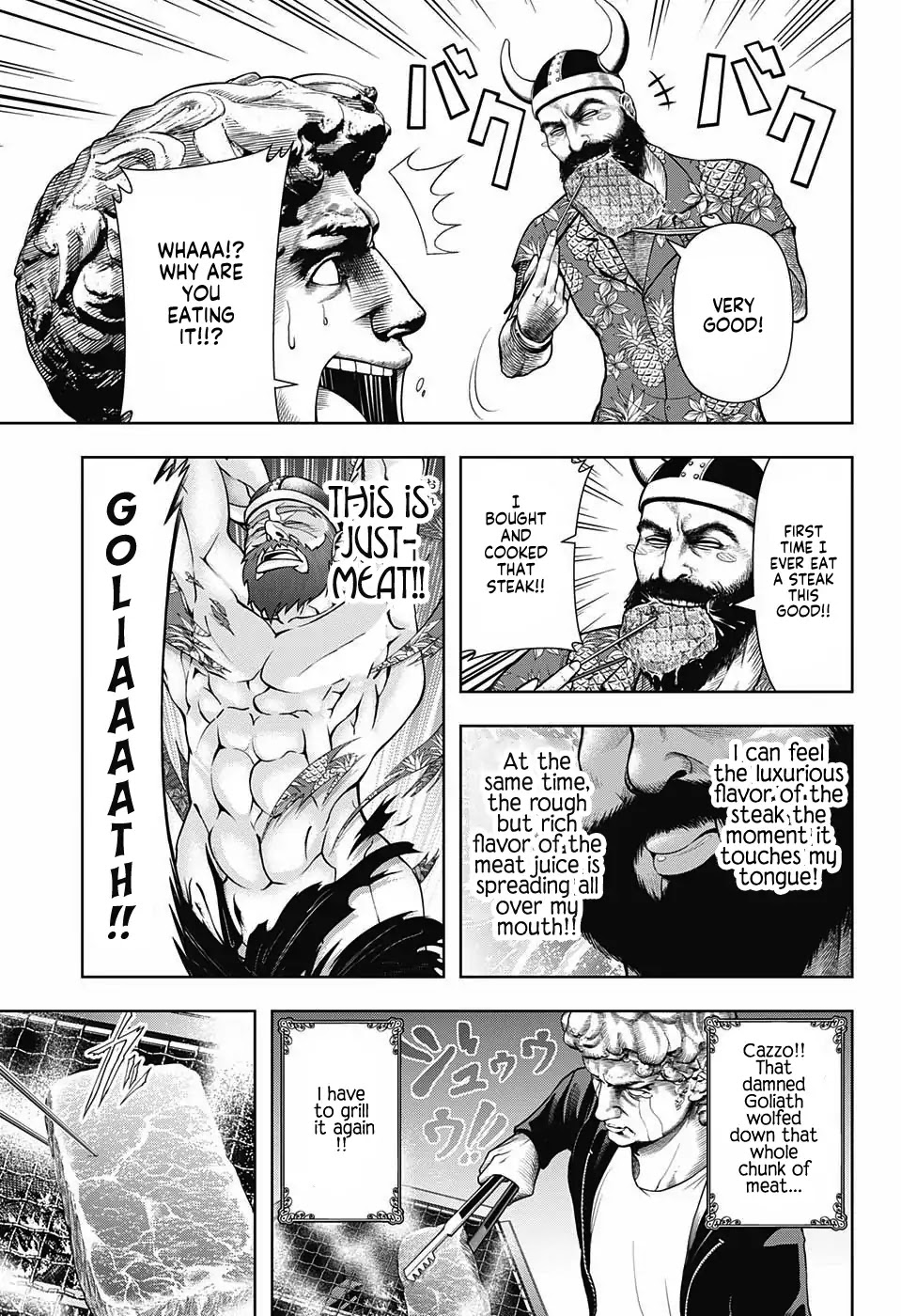 Shishunki Renaissance David-kun Chapter 17 page 7 - Chapter 17: Fat is Flavor