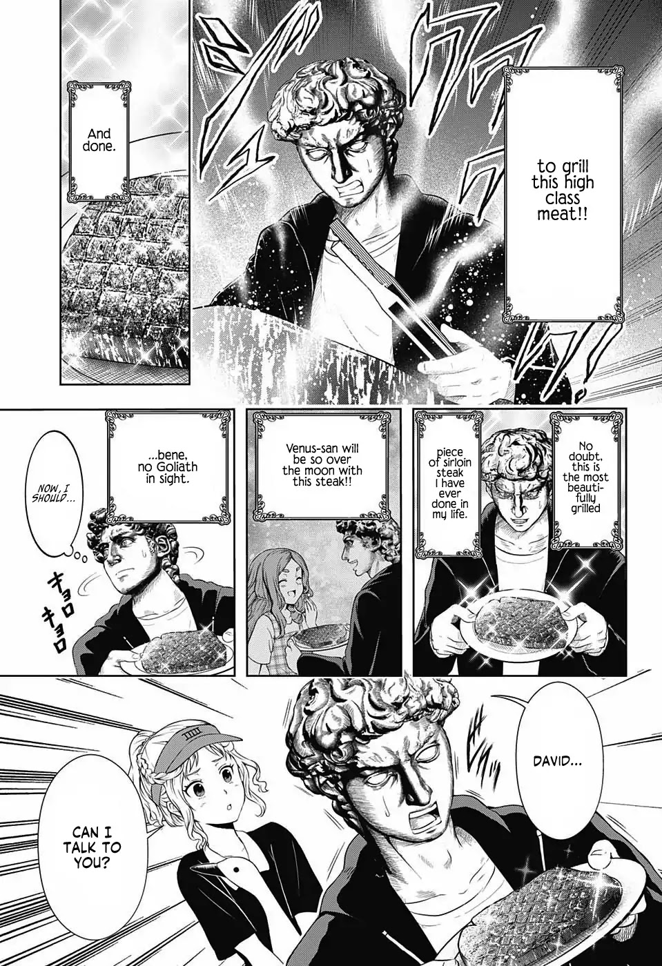 Shishunki Renaissance David-kun Chapter 17 page 9 - Chapter 17: Fat is Flavor