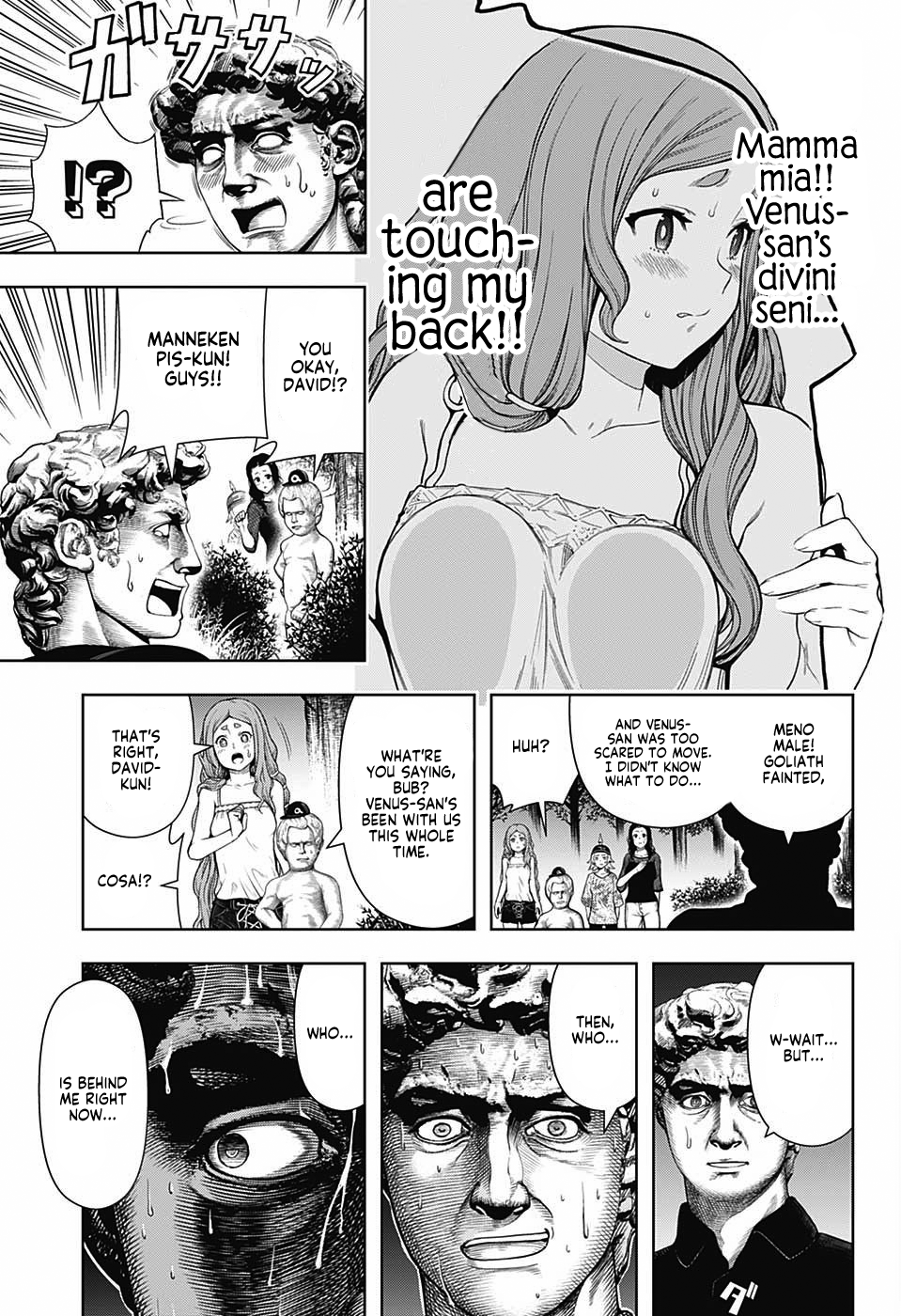 Shishunki Renaissance David-kun Chapter 18 page 11 - Chapter 18: Another Mettle Comparison