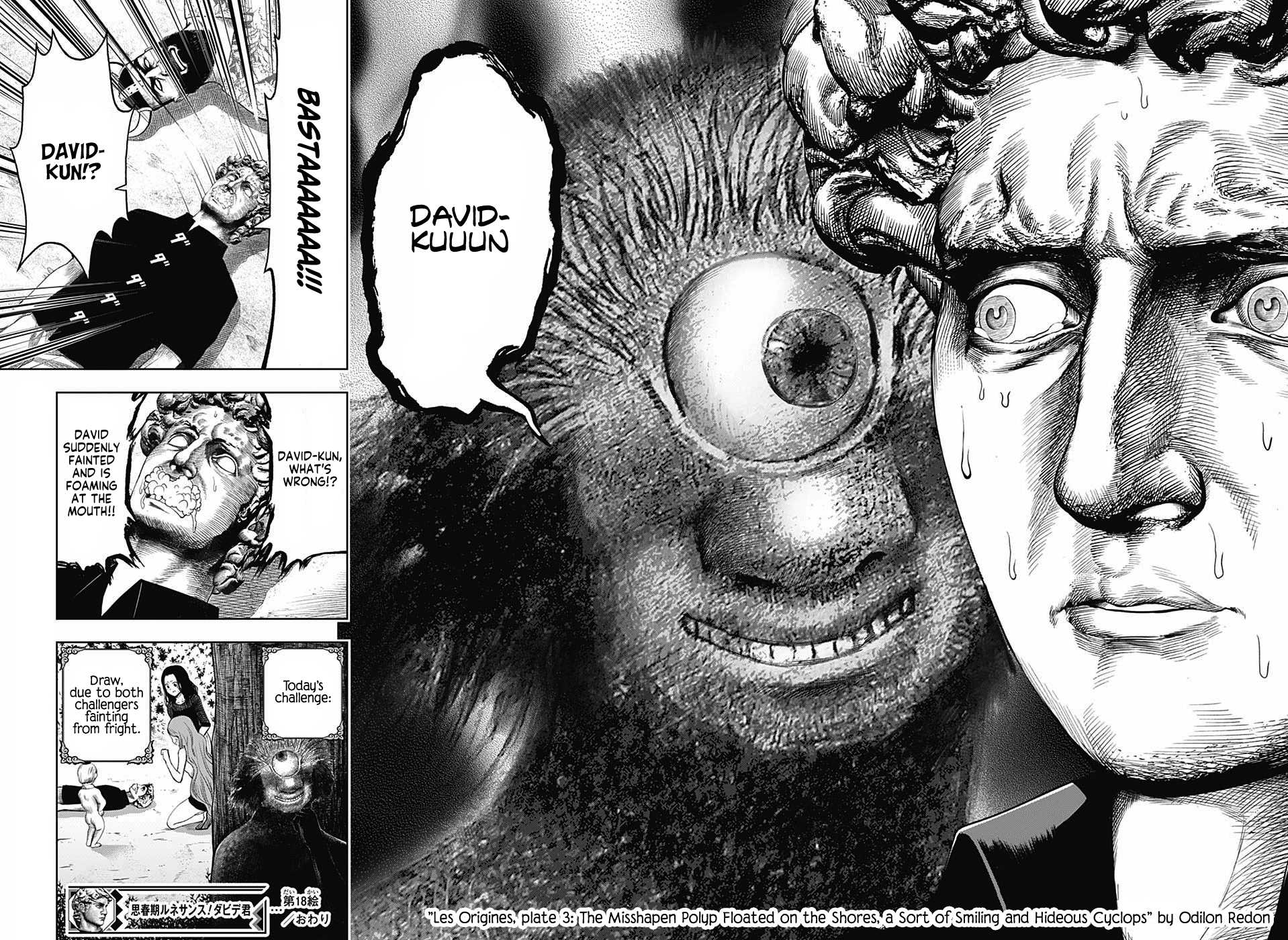 Shishunki Renaissance David-kun Chapter 18 page 12 - Chapter 18: Another Mettle Comparison