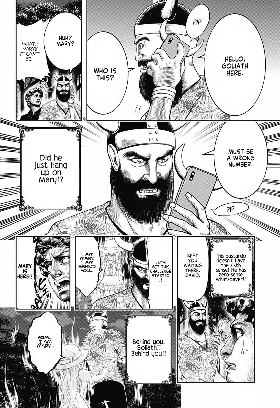Shishunki Renaissance David-kun Chapter 18 page 6 - Chapter 18: Another Mettle Comparison