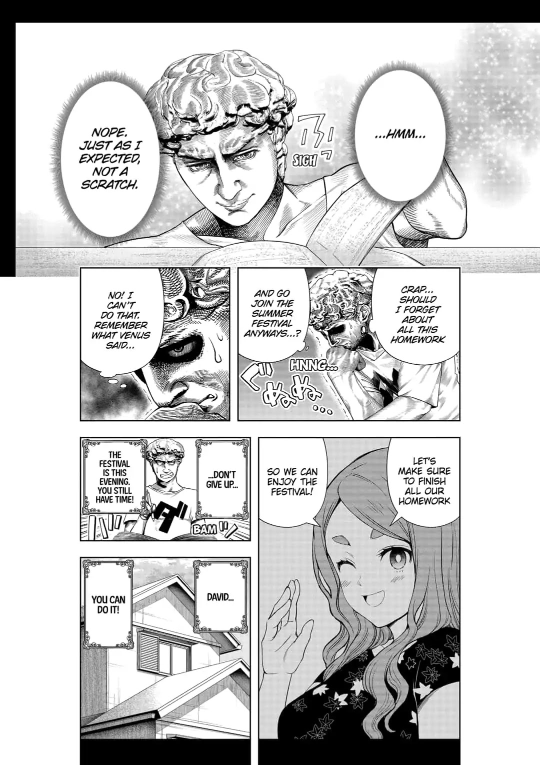Shishunki Renaissance David-kun Chapter 19 page 3 - Chapter 19: Summer Determination