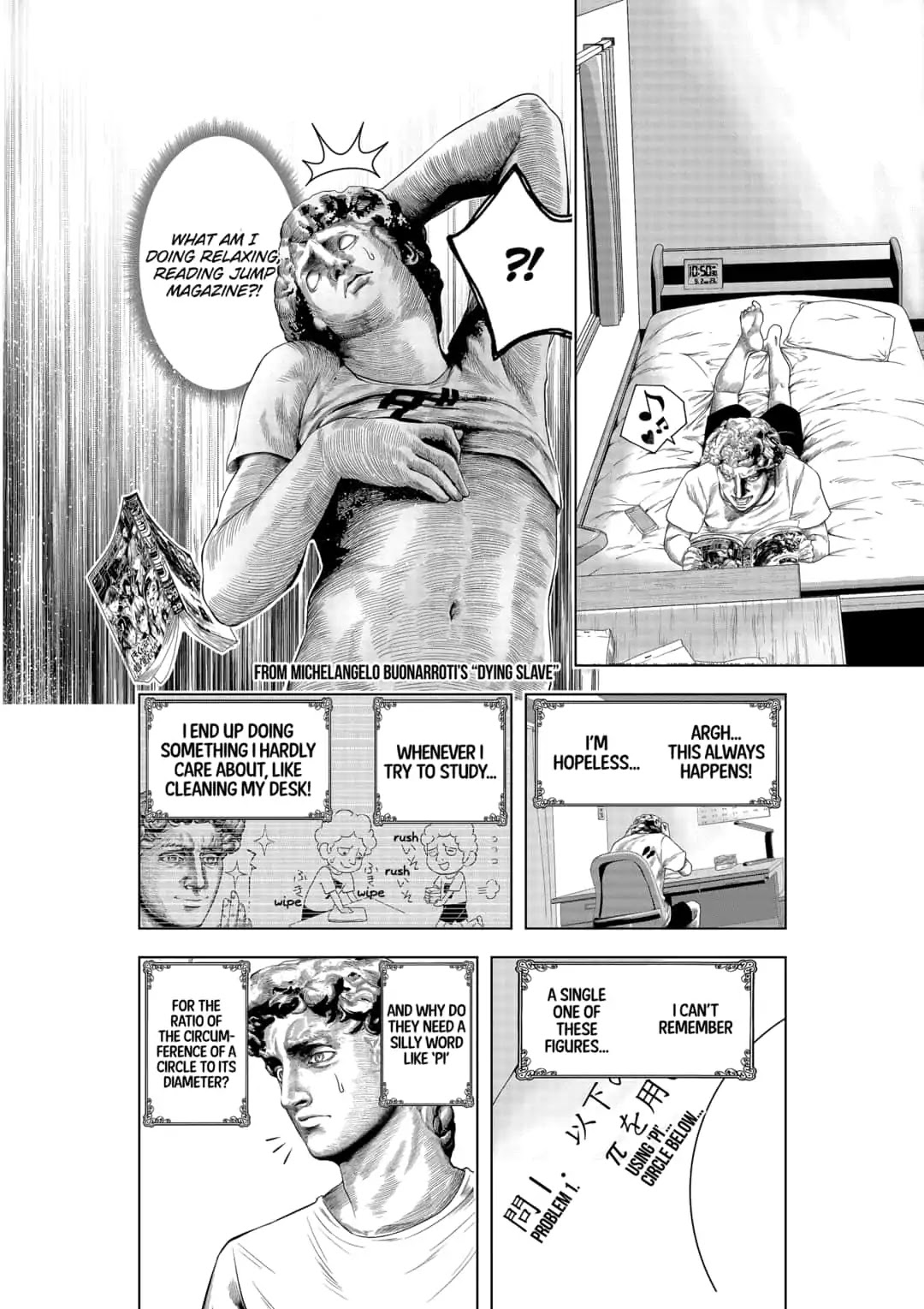 Shishunki Renaissance David-kun Chapter 19 page 4 - Chapter 19: Summer Determination