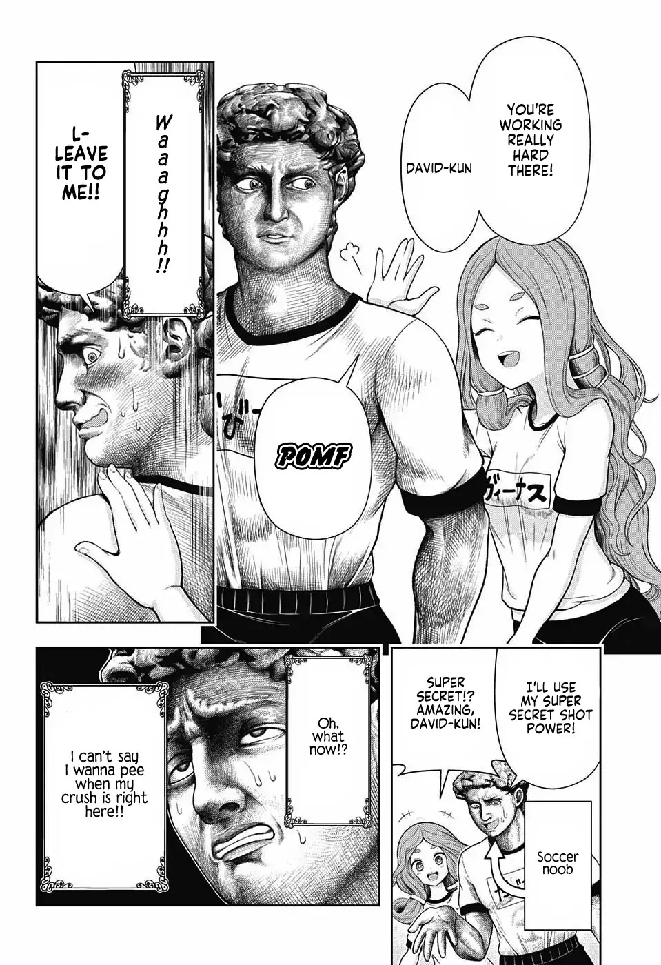 Shishunki Renaissance David-kun Chapter 2 page 4 - Chapter 2: Puberty Soccer