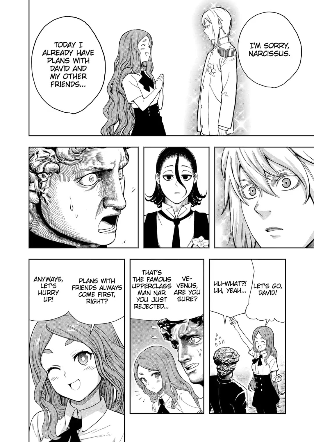 Shishunki Renaissance David-kun Chapter 21 page 12 - Chapter 21: The Arrival of Narcissus
