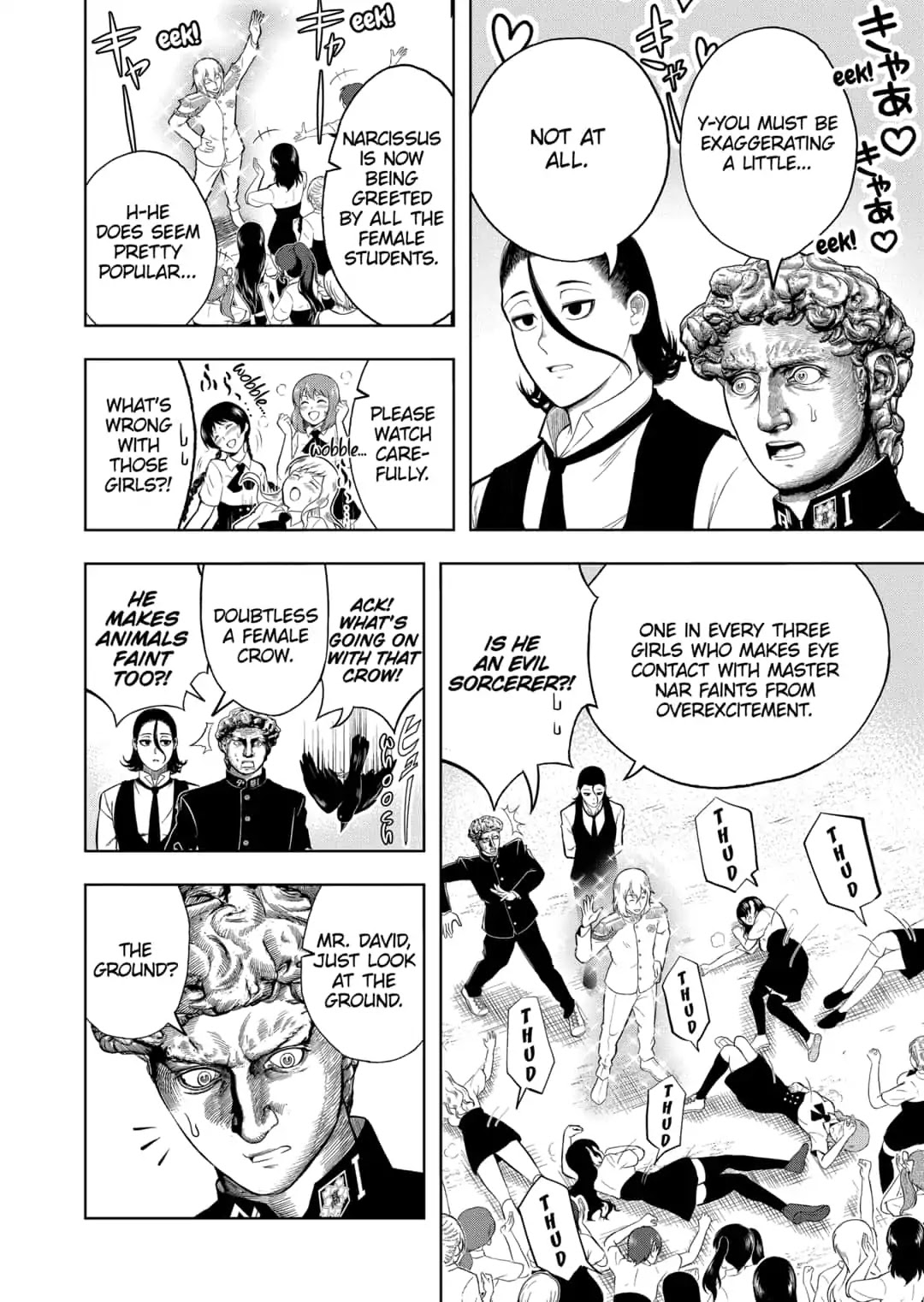 Shishunki Renaissance David-kun Chapter 21 page 4 - Chapter 21: The Arrival of Narcissus