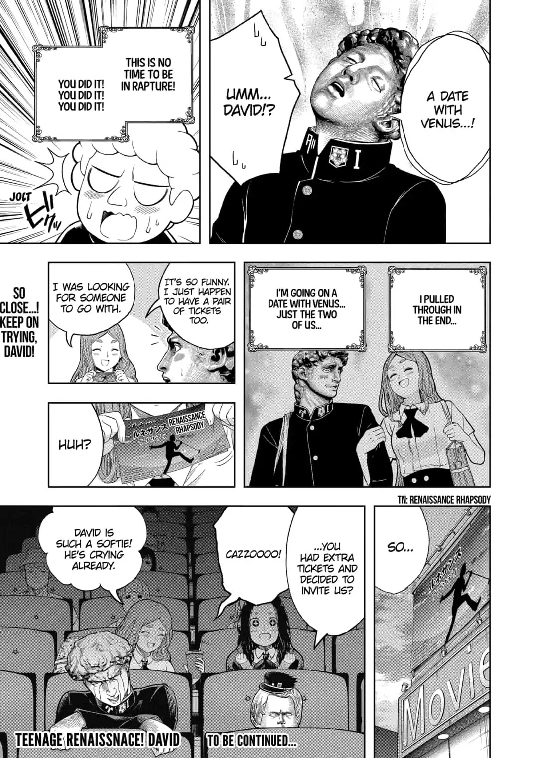 Shishunki Renaissance David-kun Chapter 24 page 14 - Chapter 24: Renaissance Rhapsody