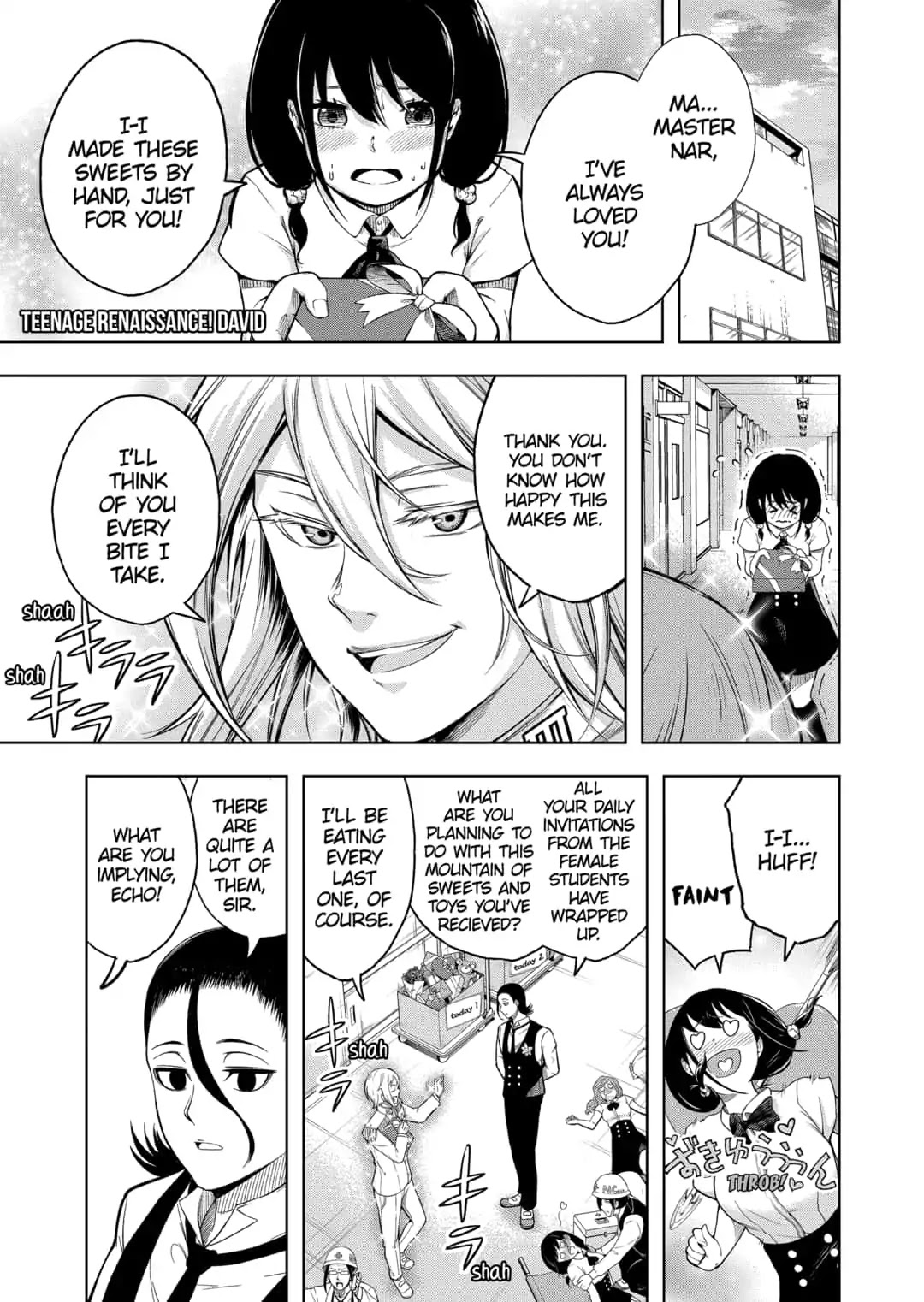 Shishunki Renaissance David-kun Chapter 25 page 1 - Chapter 25: Narcissism Renaissaince! Master Nar