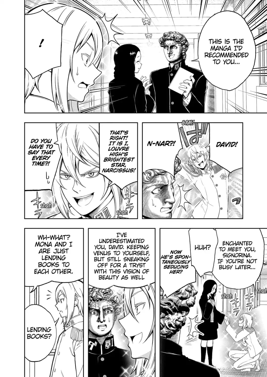Shishunki Renaissance David-kun Chapter 25 page 4 - Chapter 25: Narcissism Renaissaince! Master Nar