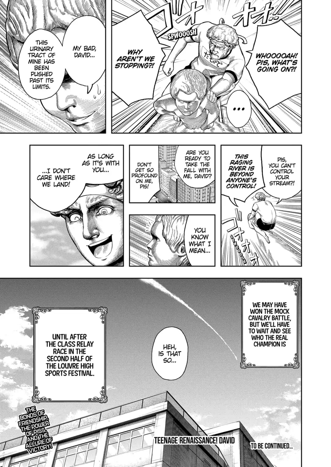 Shishunki Renaissance David-kun Chapter 26 page 13 - Chapter 26: Louvre High Sports