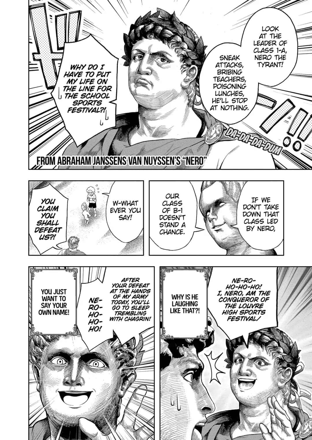 Shishunki Renaissance David-kun Chapter 26 page 4 - Chapter 26: Louvre High Sports