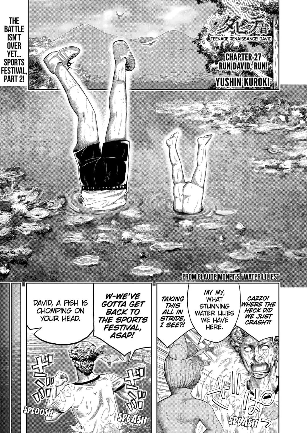 Shishunki Renaissance David-kun Chapter 27 page 1 - Chapter 27: Run David, Run!