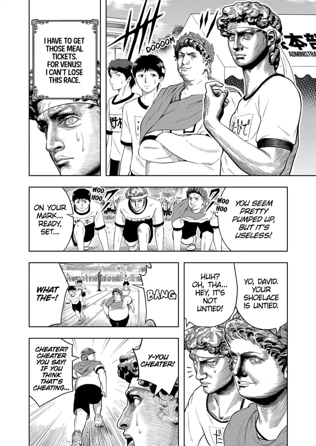 Shishunki Renaissance David-kun Chapter 27 page 4 - Chapter 27: Run David, Run!