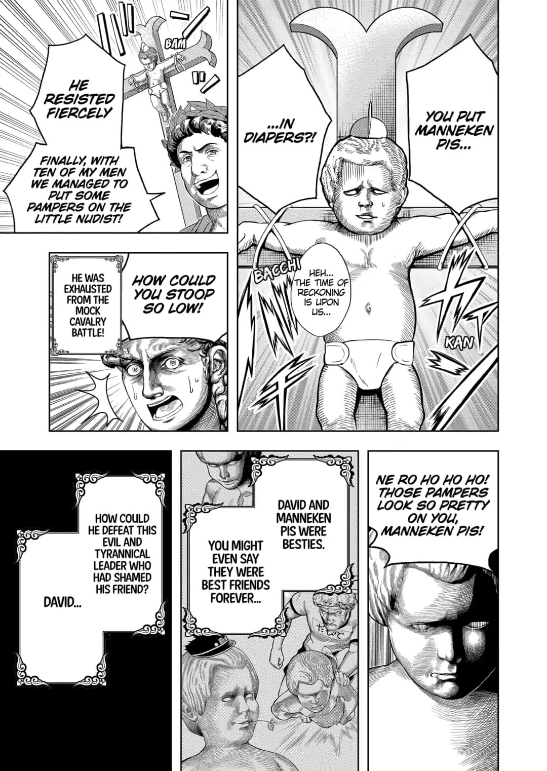 Shishunki Renaissance David-kun Chapter 27 page 9 - Chapter 27: Run David, Run!