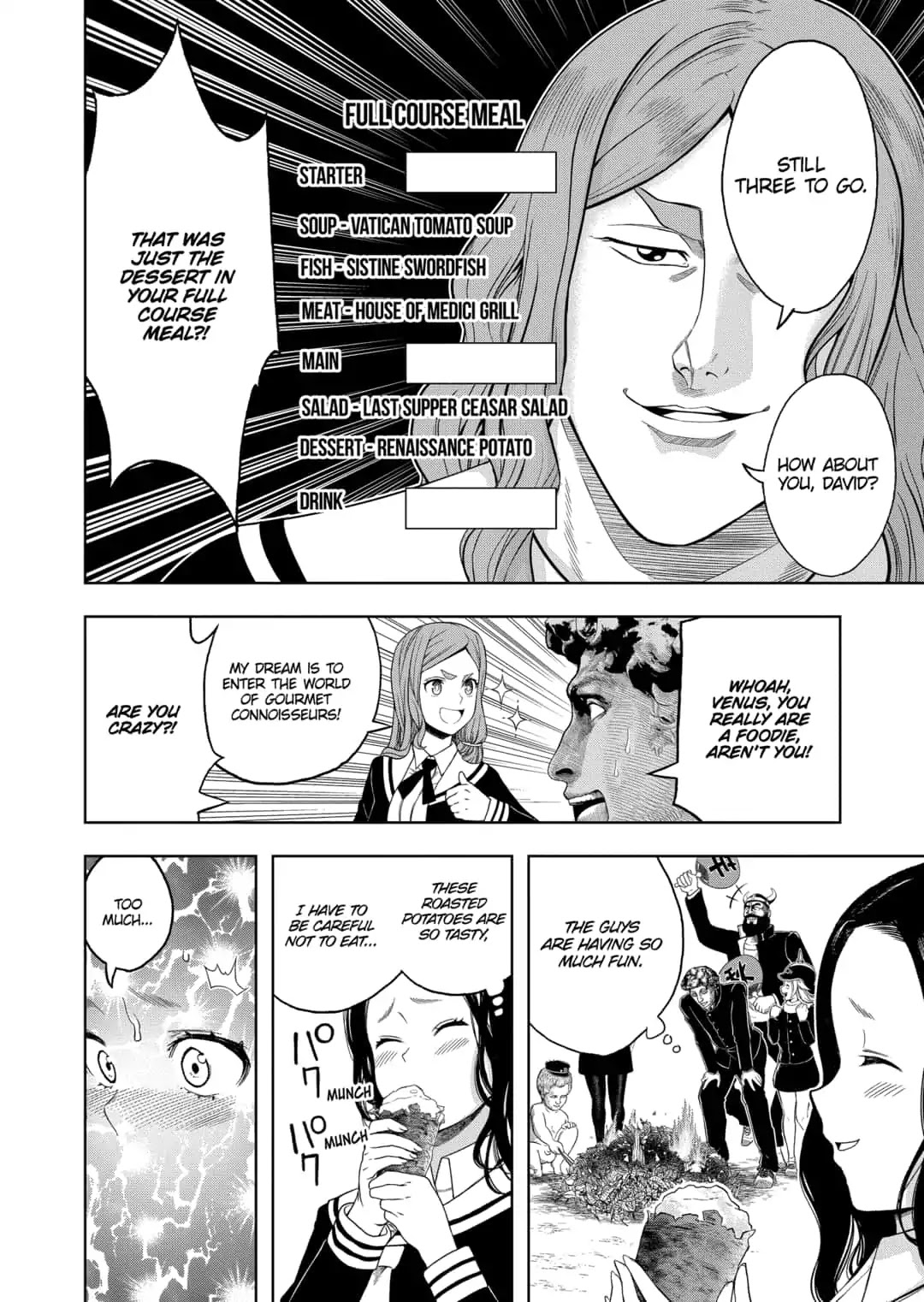Shishunki Renaissance David-kun Chapter 28 page 4 - Chapter 28: Roasted Potato Destiny