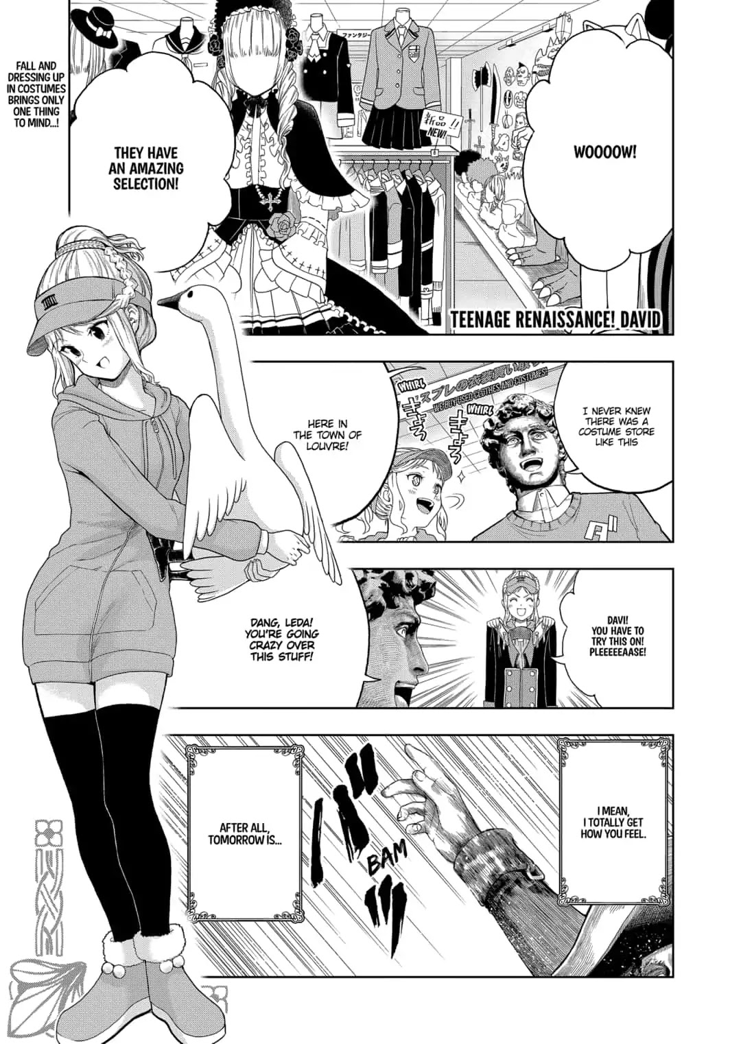 Shishunki Renaissance David-kun Chapter 29 page 1 - Chapter 29: Nightmare Halloween