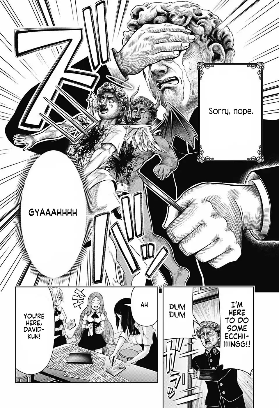 Shishunki Renaissance David-kun Chapter 3 page 14 - Chapter 3: David-kun's First Experience