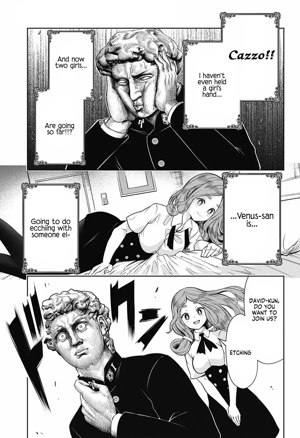 Shishunki Renaissance David-kun Chapter 3 page 5 - Chapter 3: David-kun's First Experience