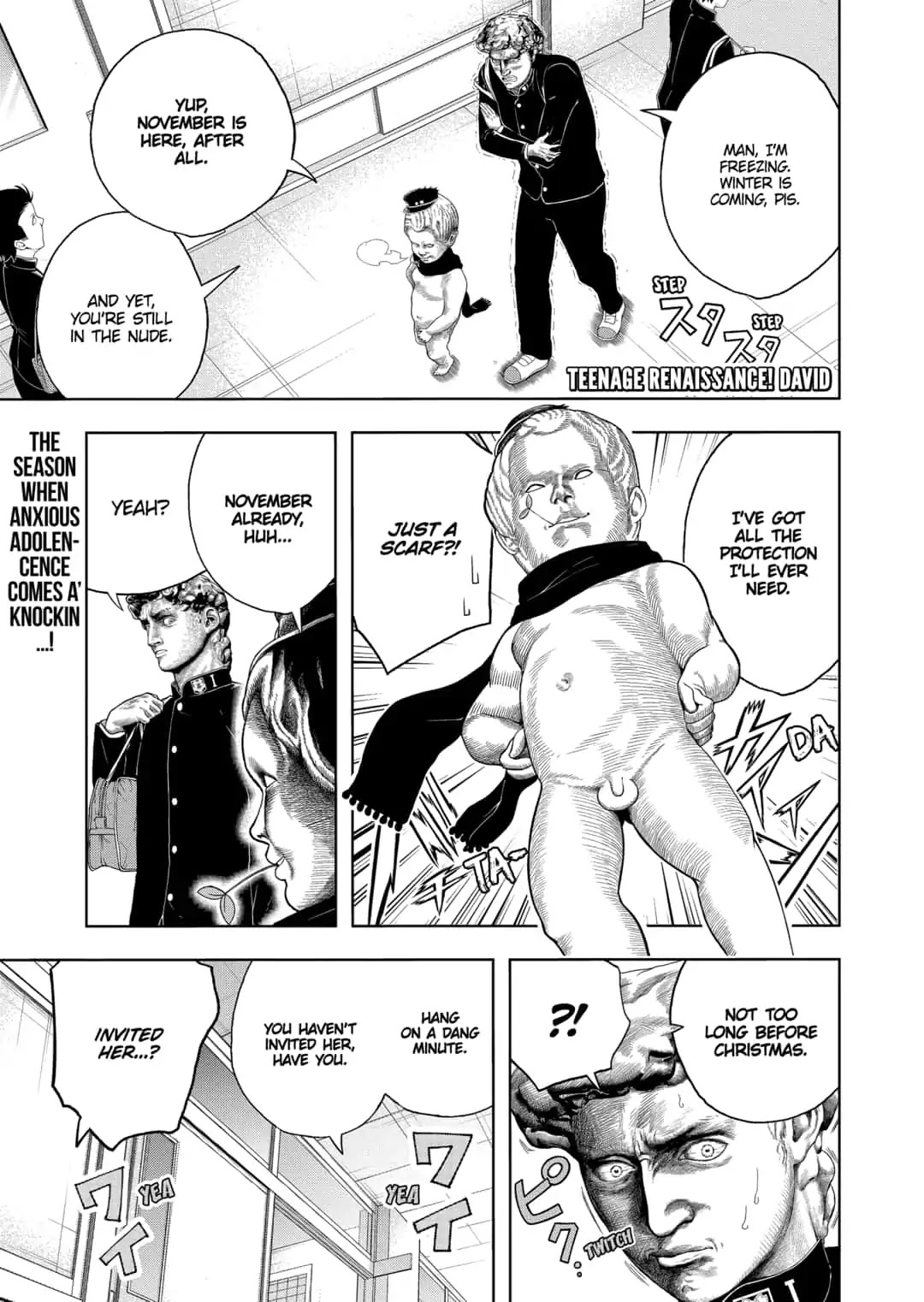 Shishunki Renaissance David-kun Chapter 31 page 1 - Chapter 31: The Great Christmas Scheme