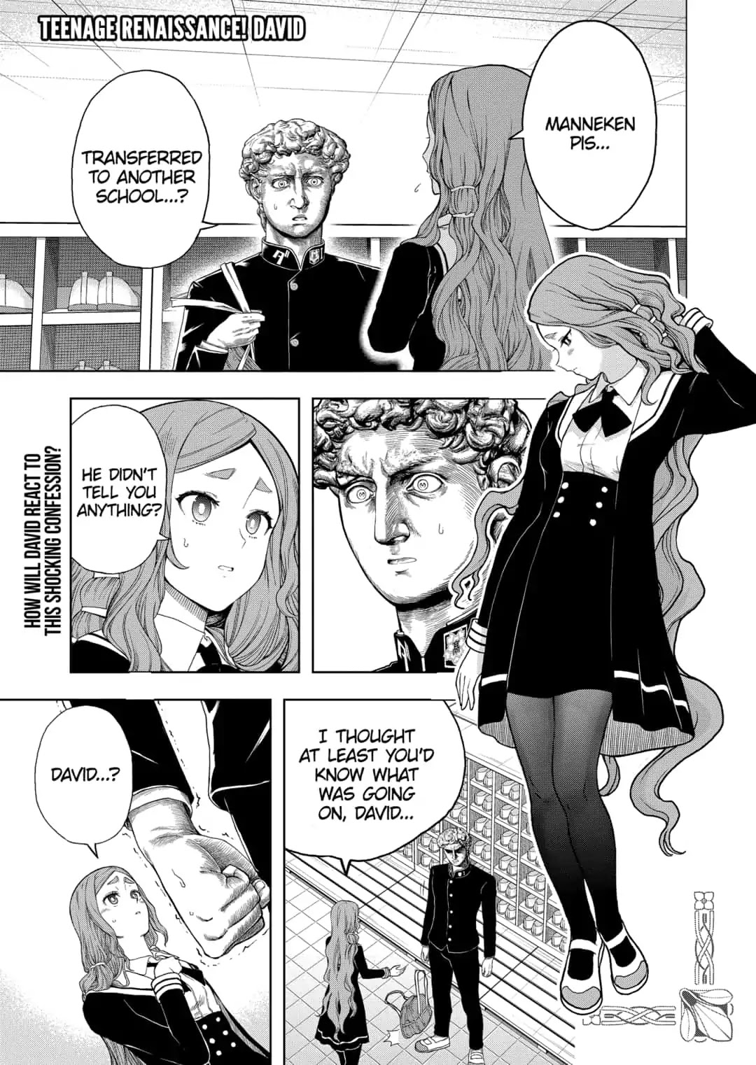 Shishunki Renaissance David-kun Chapter 32 page 1 - Chapter 32: Even In The Pouring Rain