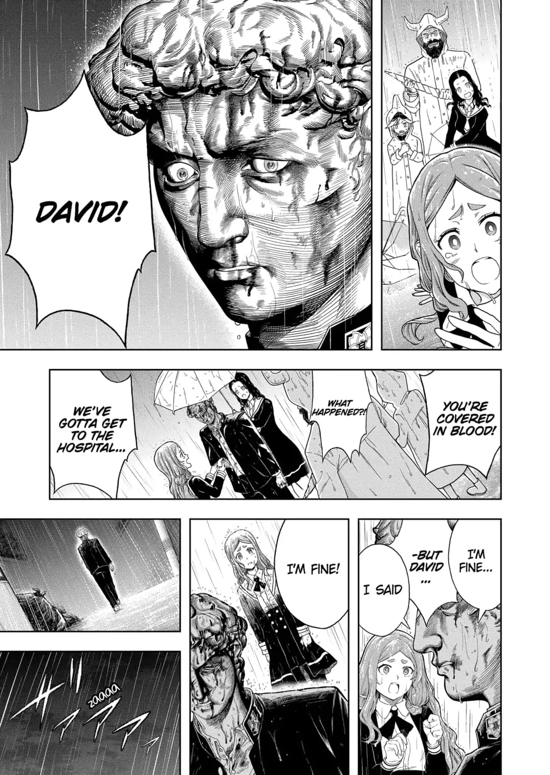 Shishunki Renaissance David-kun Chapter 32 page 11 - Chapter 32: Even In The Pouring Rain
