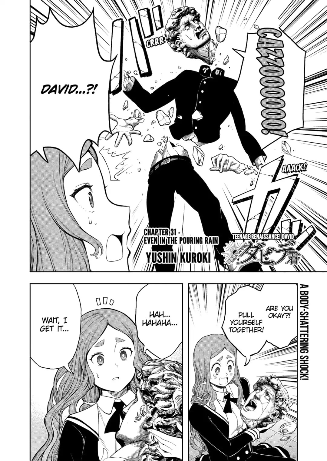 Shishunki Renaissance David-kun Chapter 32 page 2 - Chapter 32: Even In The Pouring Rain