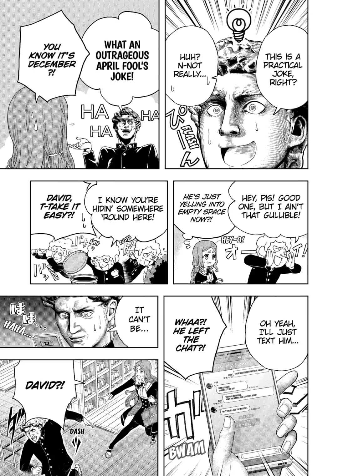 Shishunki Renaissance David-kun Chapter 32 page 3 - Chapter 32: Even In The Pouring Rain
