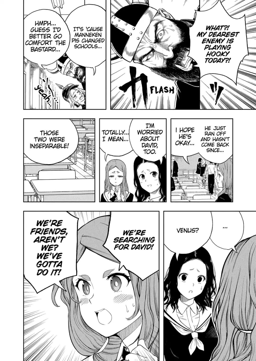 Shishunki Renaissance David-kun Chapter 32 page 6 - Chapter 32: Even In The Pouring Rain